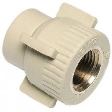 Муфта з МРВ і хрестом d 20х1/2" WAVIN PP-R (арт. SZI02020KX) Муфта з МРВ і хрестом d 20х1/2" WAVIN PP-R (арт. SZI02020KX)
