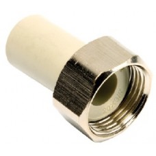Штуцер з накидною гайкою d20*3/4" WAVIN PP-R (арт. SHM02025XX) Штуцер з накидною гайкою d20*3/4" WAVIN PP-R (арт. SHM02025XX)