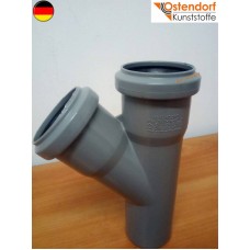 Трійник каналізаційний Ostendorf OSMA (HTEA) 50*50*45 град. (арт.112200) Трійник каналізаційний Ostendorf OSMA (HTEA) 50*50*45 град. (арт.112200)