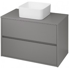 Тумба KREA 80 для умивальника KREA + столешня, сіра матова (арт. 178920) Тумба KREA 80 для умивальника KREA + столешня, сіра матова (арт. 178920)